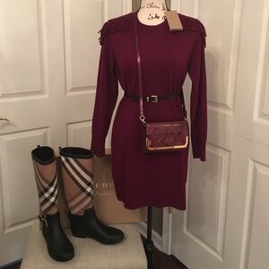 Burberry London cashmere sweater/dress new w/tags